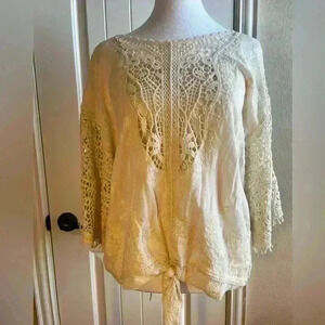 Spiaggia Dolce bohemian style crochet top